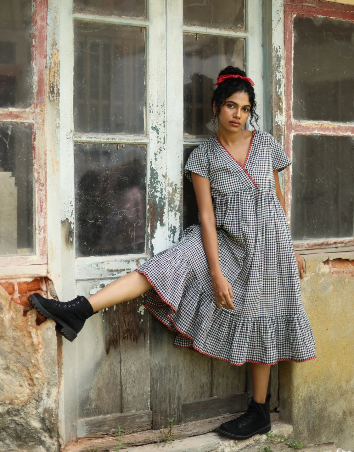 Cherie Handloom Cotton Half Dress