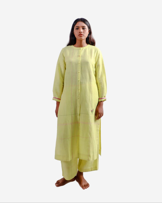 Lime Tree Long Top