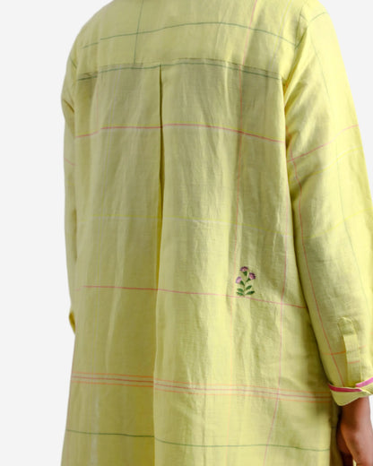 Lime Tree Long Top