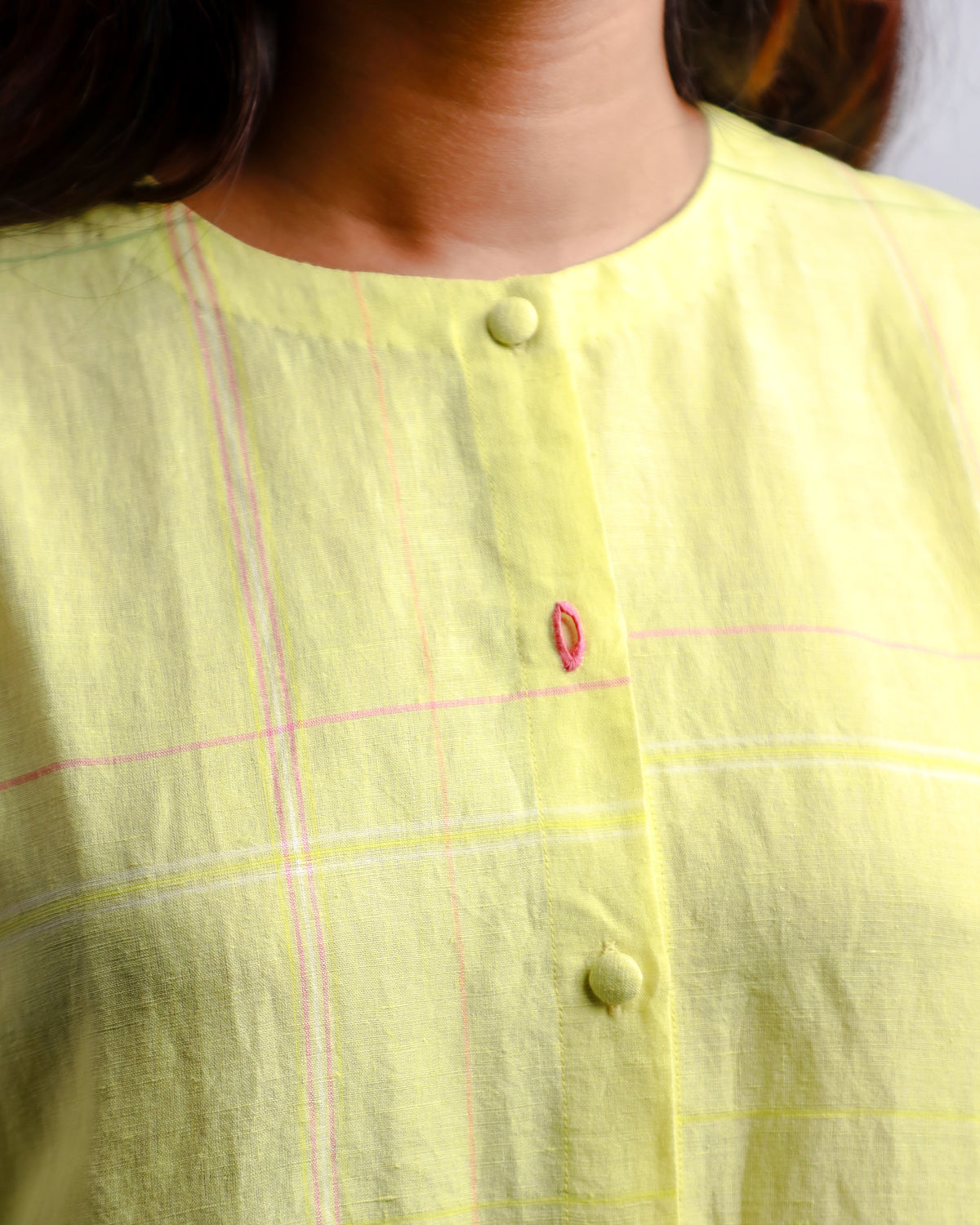 Lime Tree Long Top