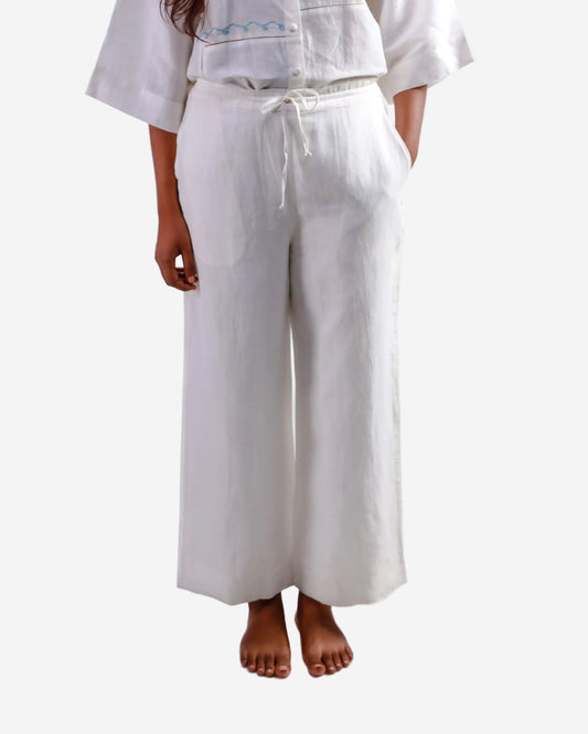 Rose paper bag pants