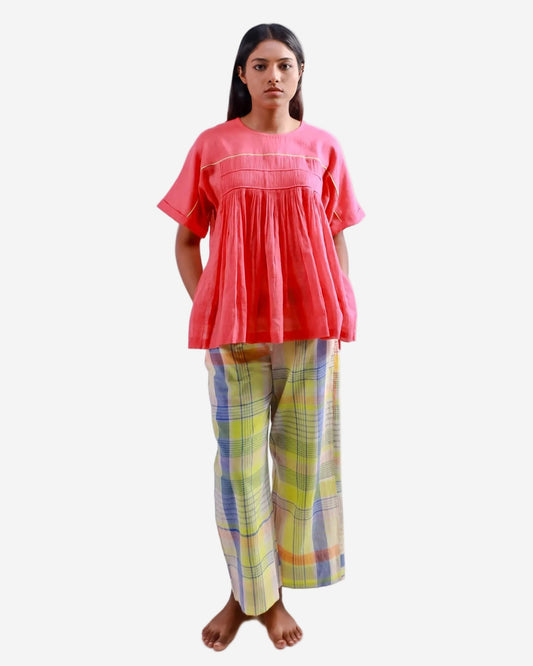 Letters Paper Bag Shirt