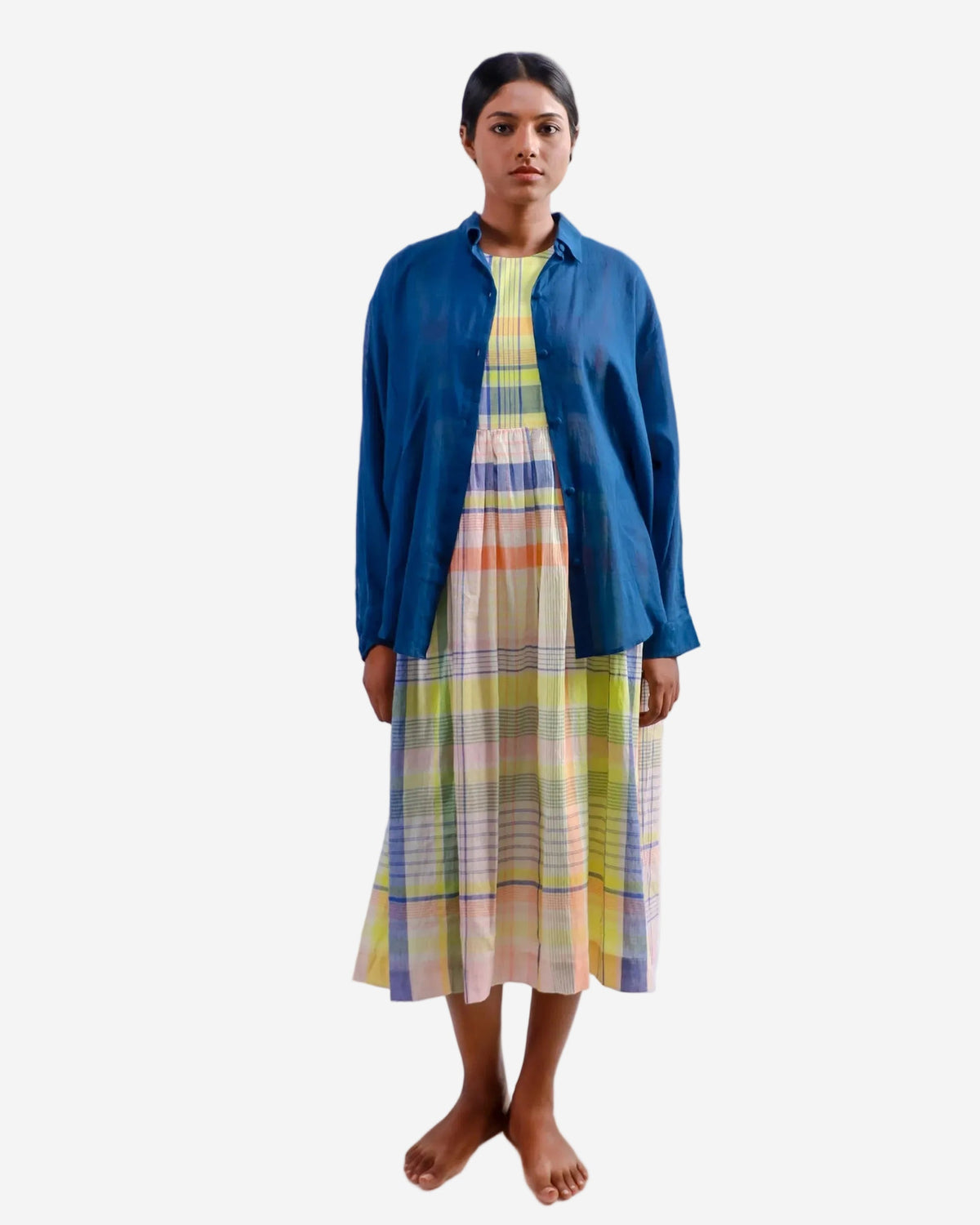 Blue Overlay Shirt