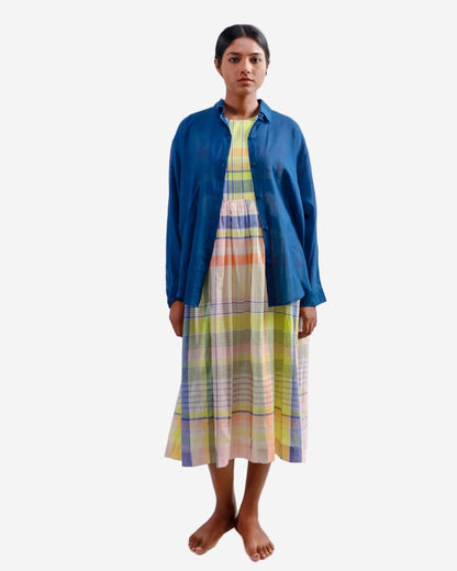 Blue Overlay Shirt