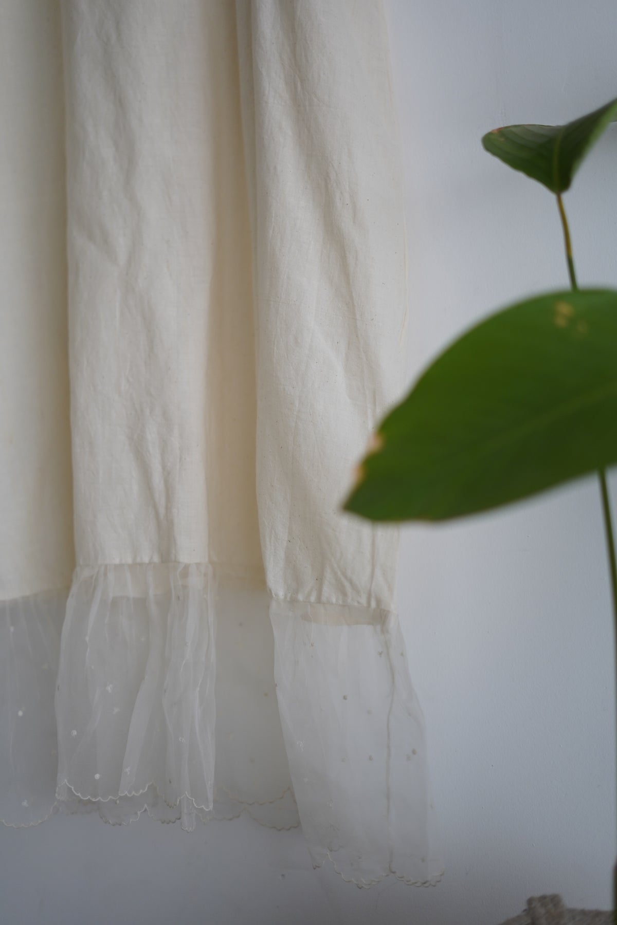 Sweet-Pea Hemp Organza Slip