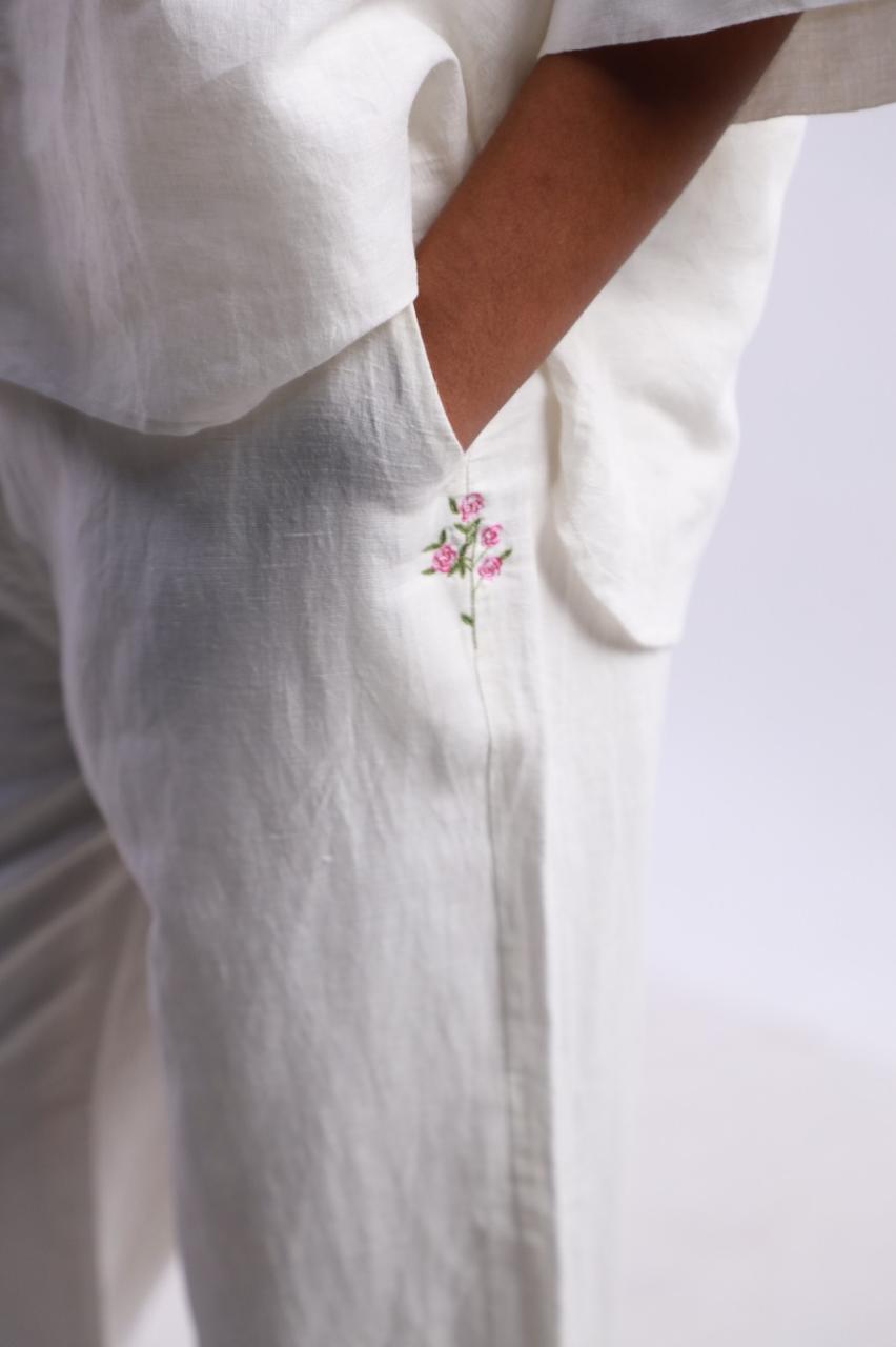 Rose Paper Bag Pants